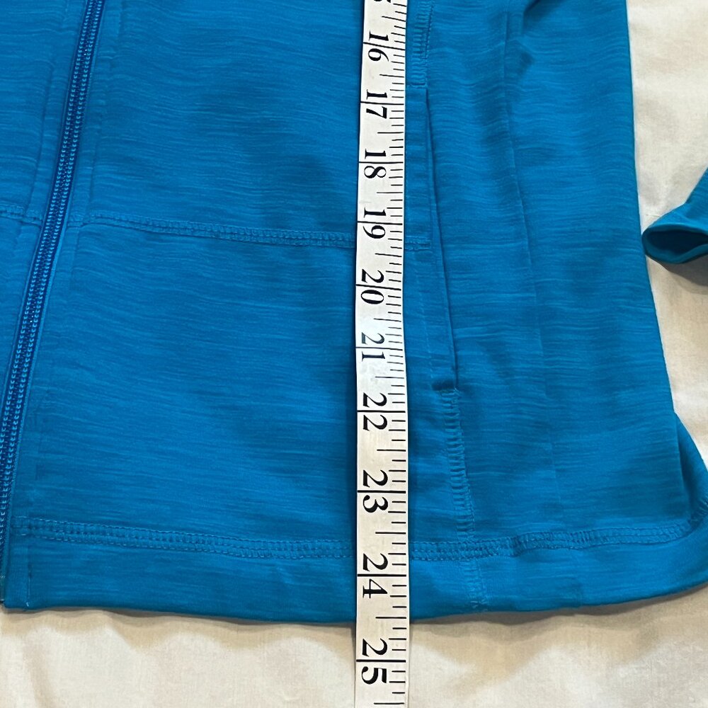TUFF ATHLETICS Lightweight Zip Up Yoga Jacket Size M Tech Pockets Stretchy - Picture 8 of 10